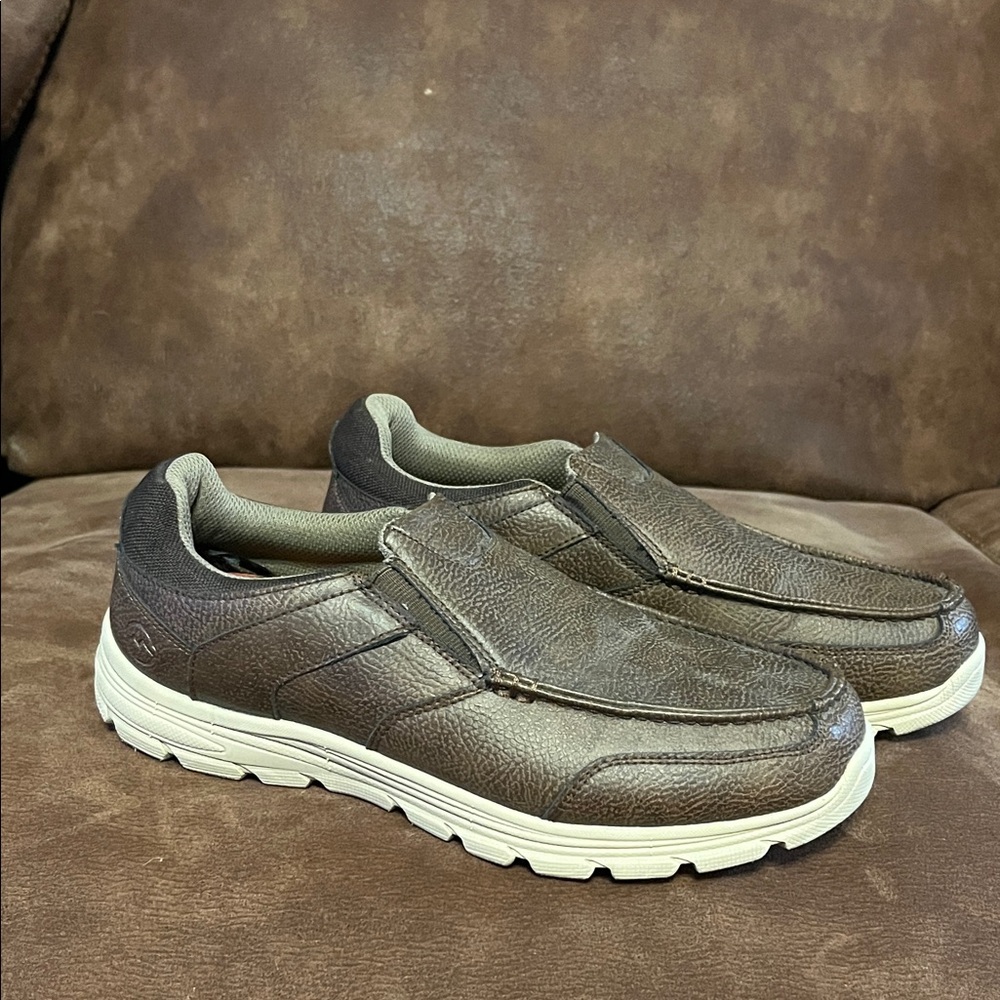 Magellan Outdoors Brown Slip-On Casual Loafers